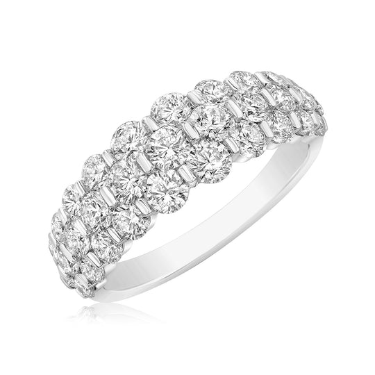 Honeycomb Diamond Ring