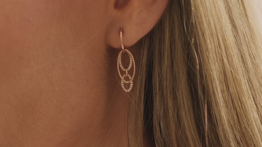 Dangling Link Earrings