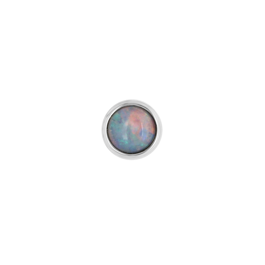 October Birth Stone Opal Charm