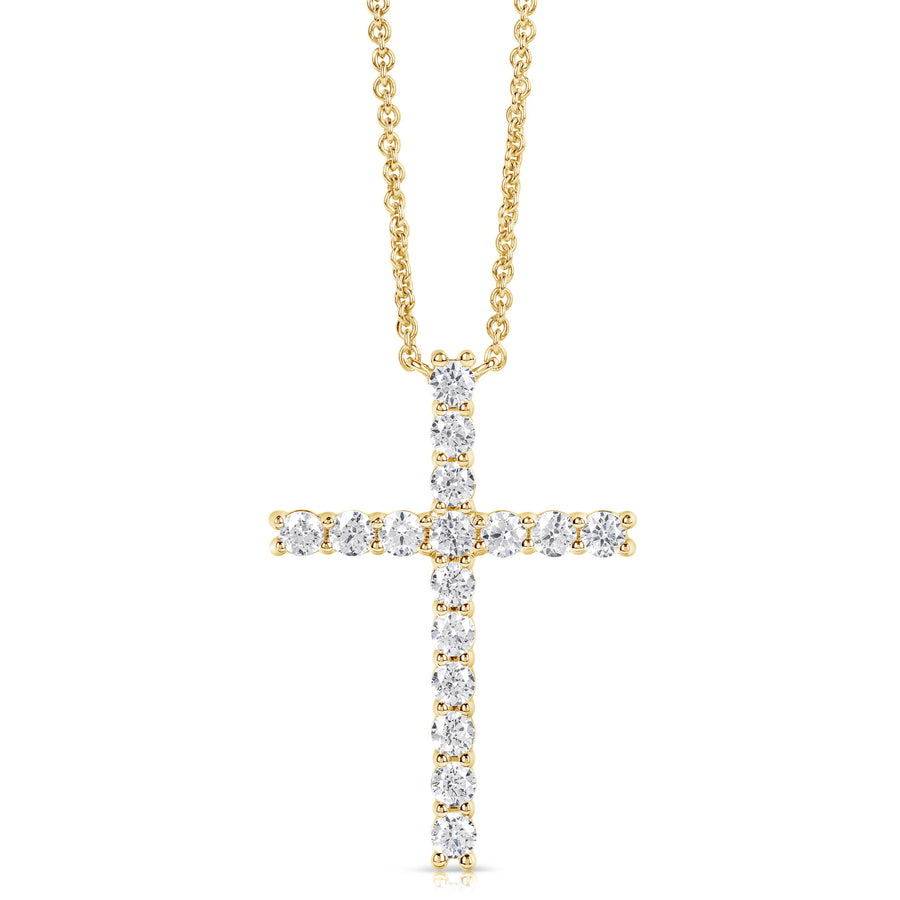 1/2 CT COLORLESS FLAWLESS CROSS PENDANT