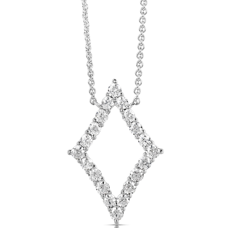 1 CT COLORLESS FLAWLESS DIAMOND SHAPED PENDANT
