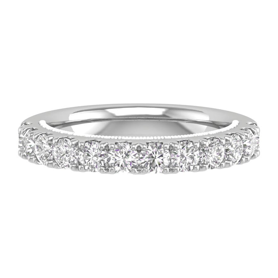 1 CTW COLORLESS FLAWLESS WEDDING BAND