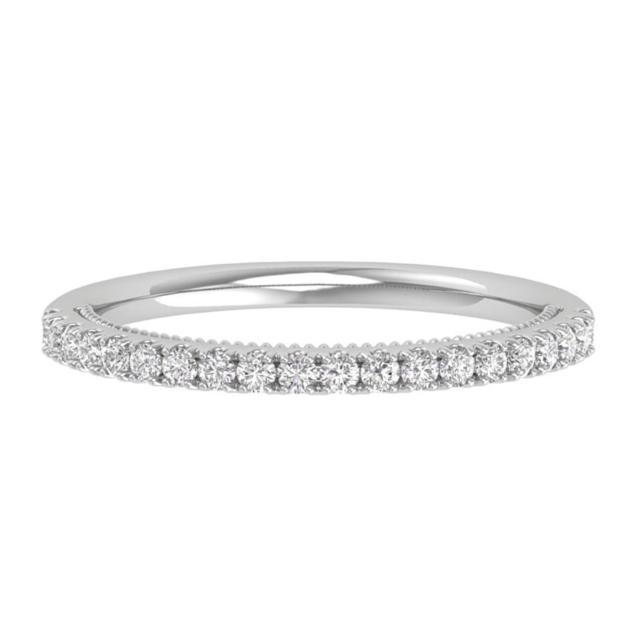 1/4 CTW COLORLESS FLAWLESS WEDDING BAND