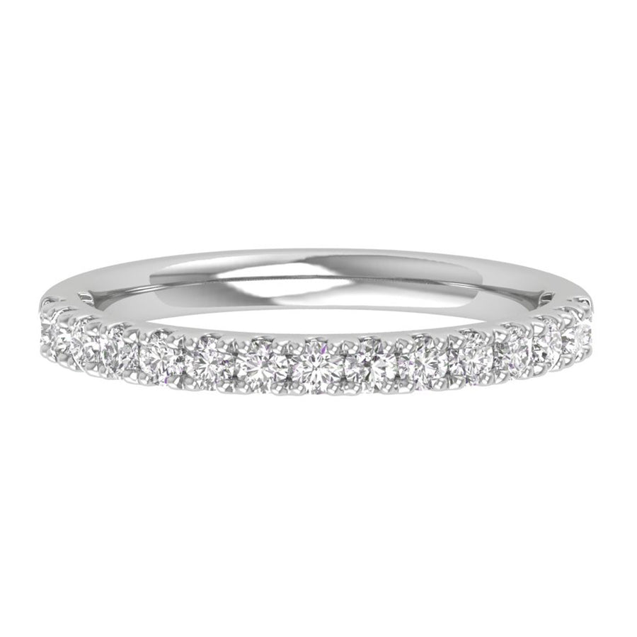 1/2 CTW COLORLESS FLAWLESS WEDDING BAND