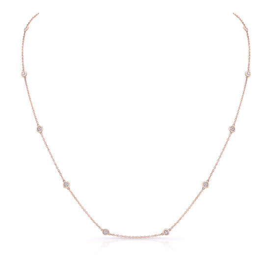 1/2 Ct Diamonds By The Yard Necklace