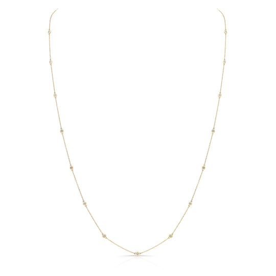 1.00 Ct Diamonds By The Yard Necklace