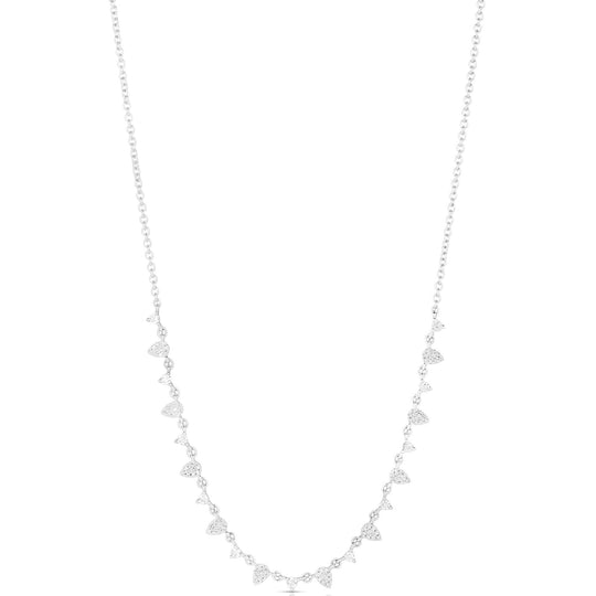 Pear Shape Motif Layering Necklace