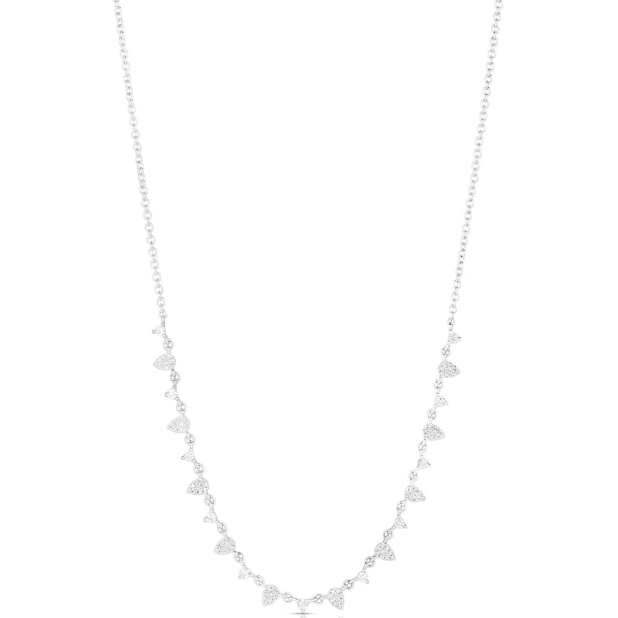 Pear Shape Motif Layering Necklace