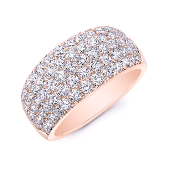 Curved Pave Ring