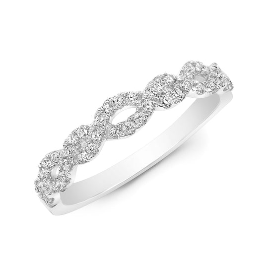 Braided Pave Band
